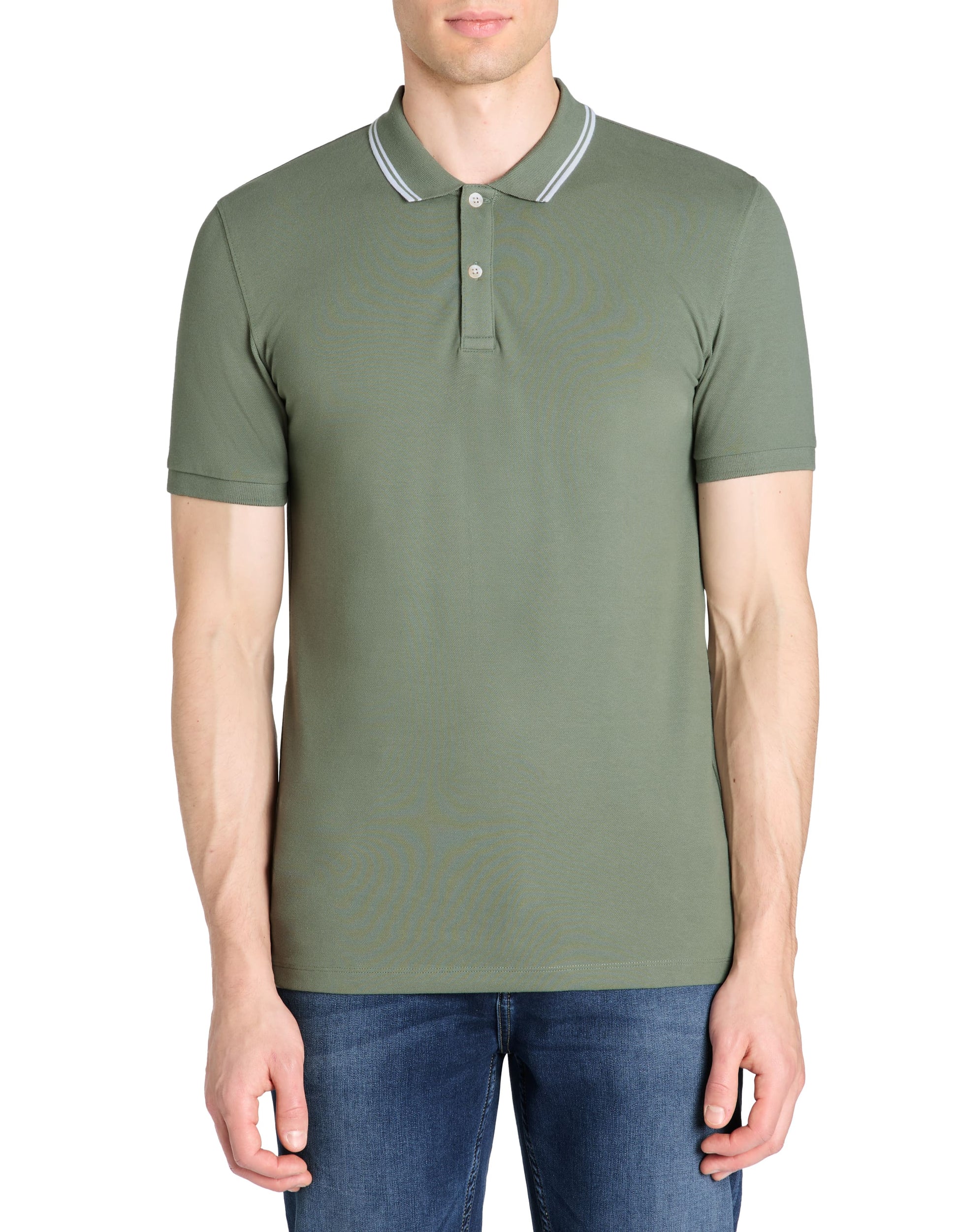 Leprime Light Sea Green Short Sleeves Polo Celio
