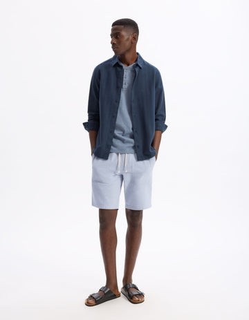 Lajac Navy Long Sleeves Shirt Celio