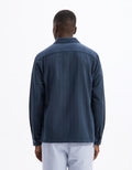 Lajac Navy Long Sleeves Shirt Celio