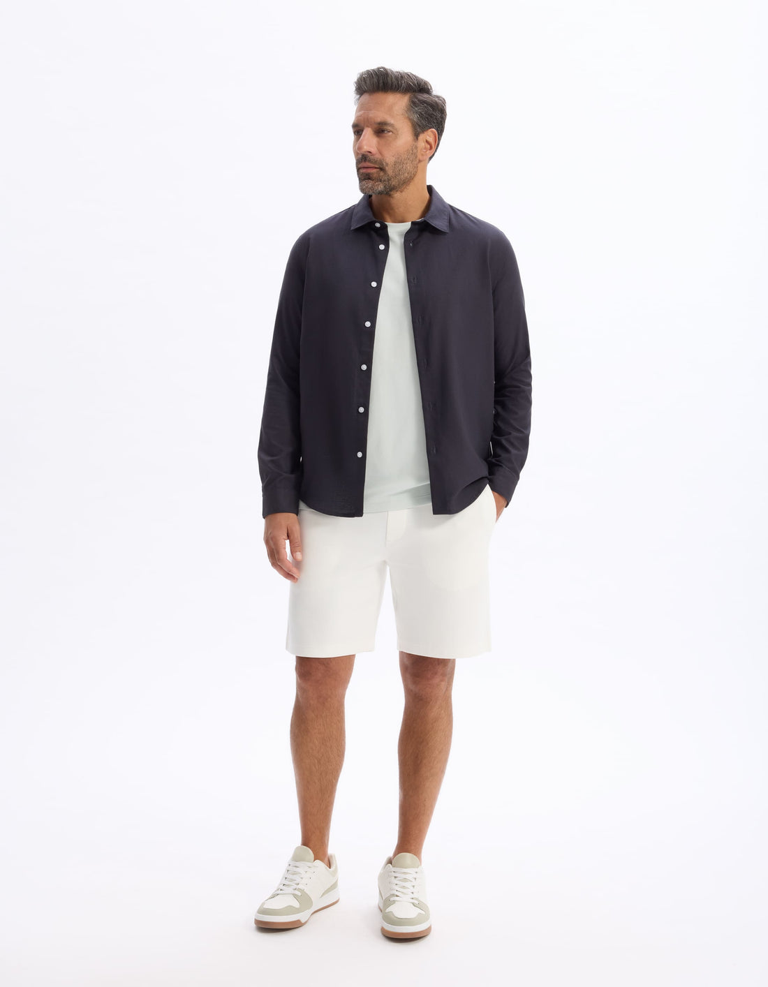 Lavico Black Long Sleeves Shirt Celio