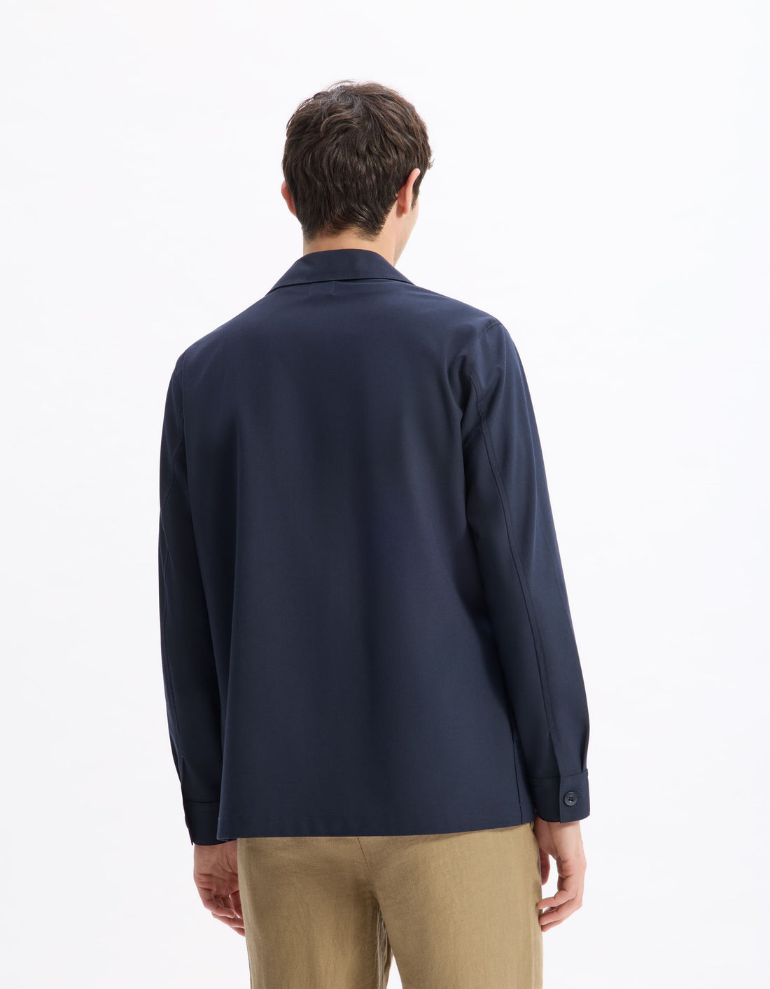 Latouch Navy Long Sleeves Shirt Celio