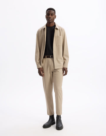 Latouch Beige Long Sleeves Shirt Celio