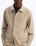 Latouch Beige Long Sleeves Shirt Celio