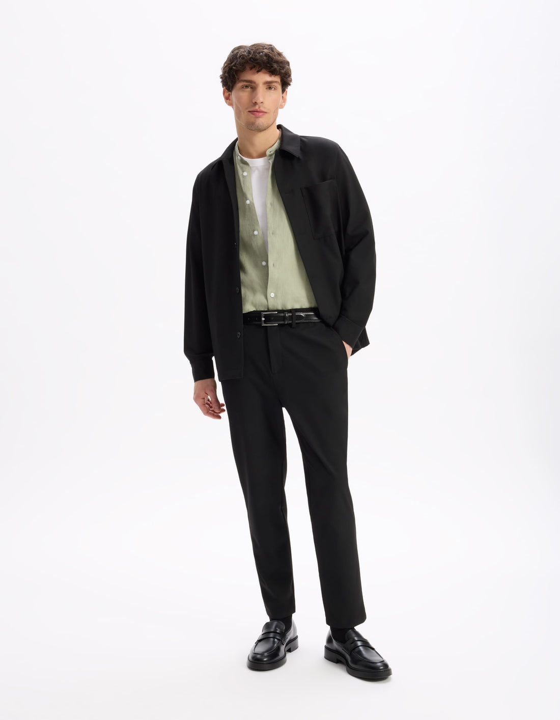 Latouch Black Long Sleeves Shirt Celio