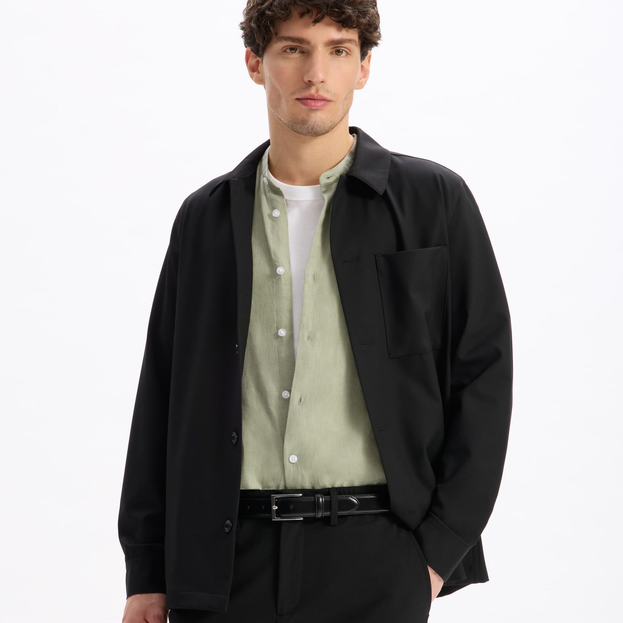 Latouch Black Long Sleeves Shirt Celio