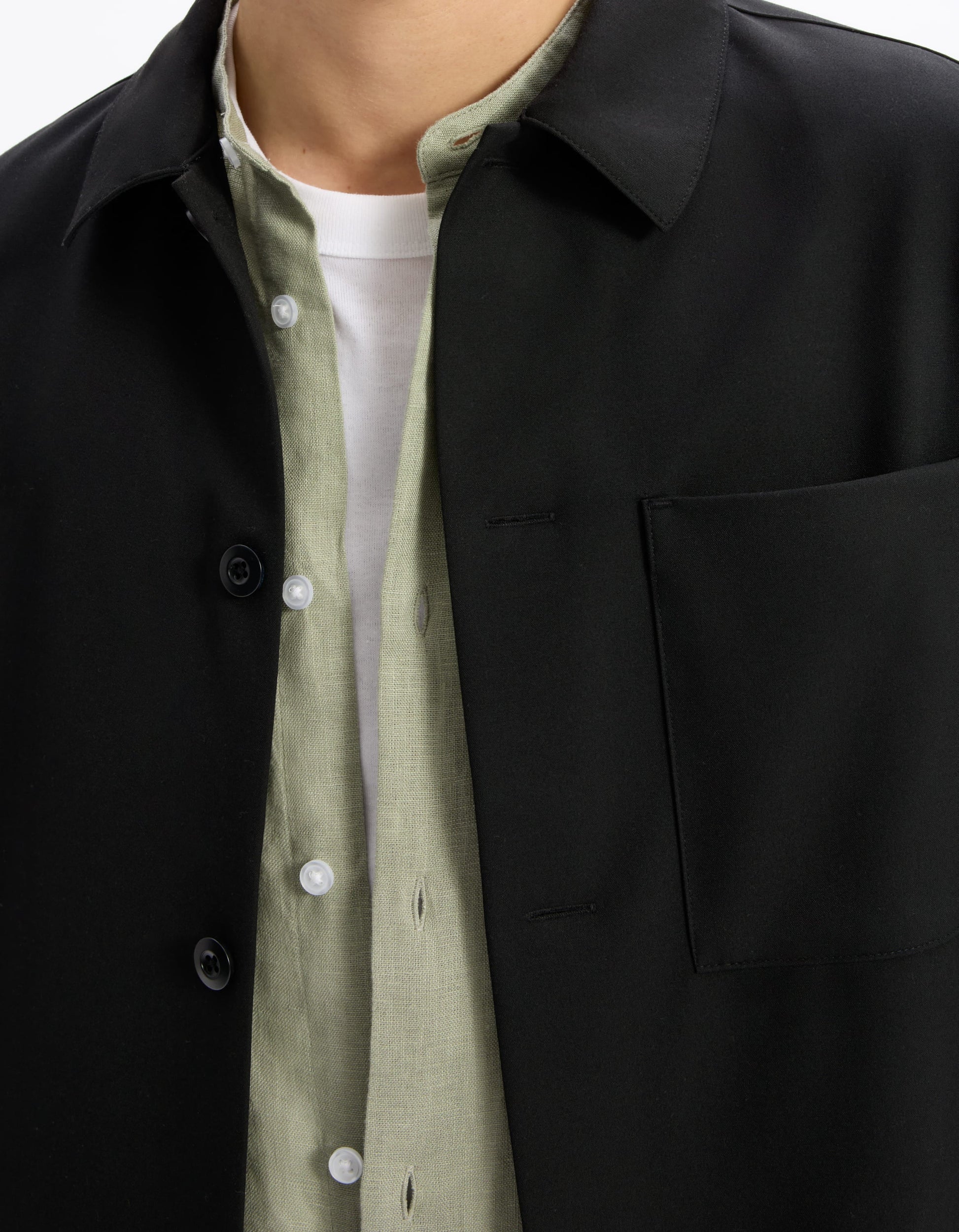Latouch Black Long Sleeves Shirt Celio
