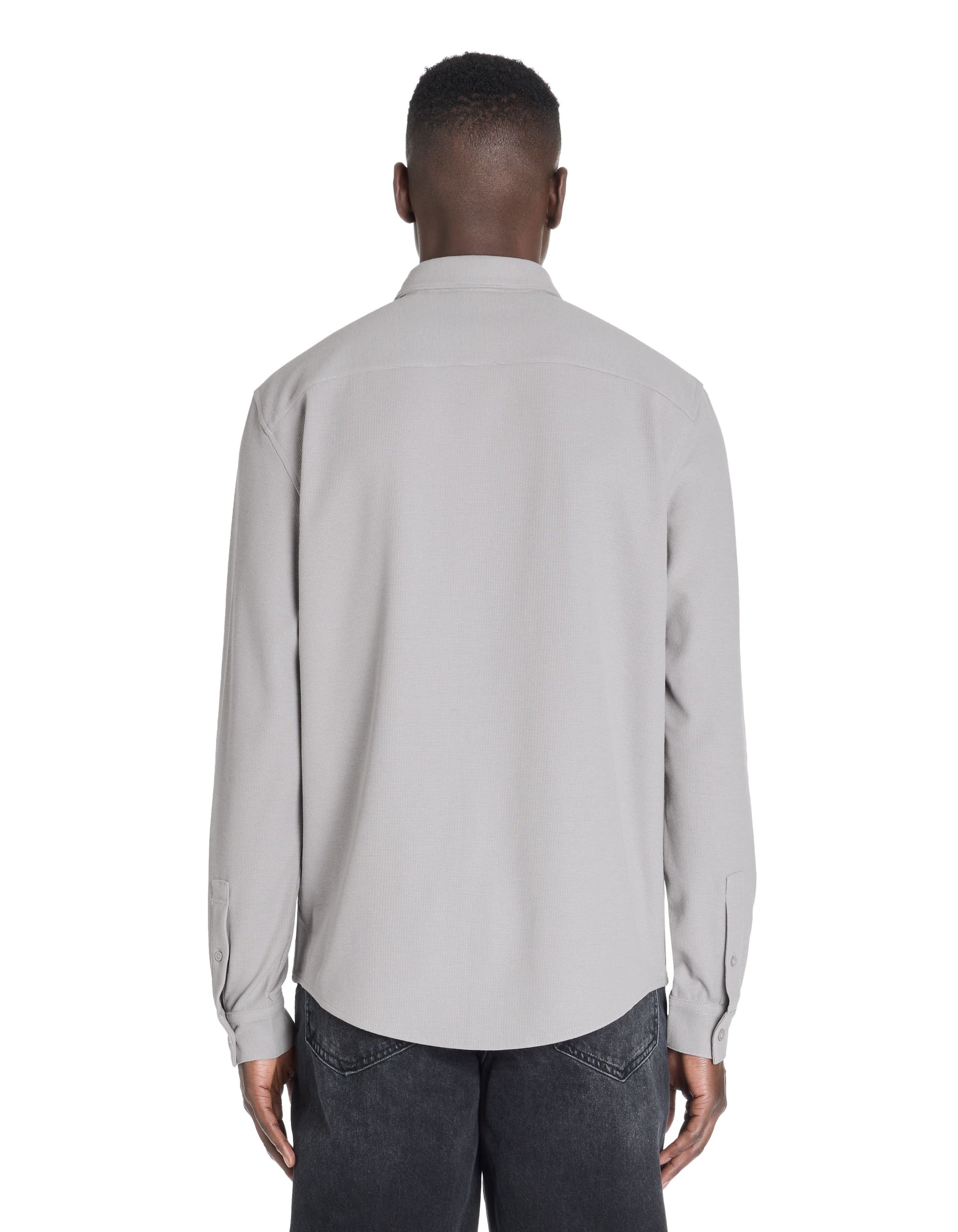 Lawafi Light Grey Long Sleeves Shirt Celio