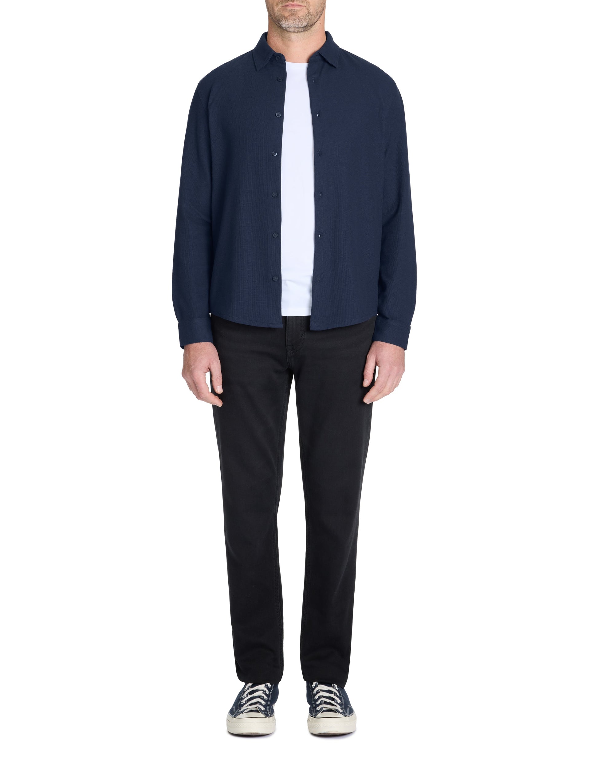 Chemise en maille gaufrÃƒÂ©