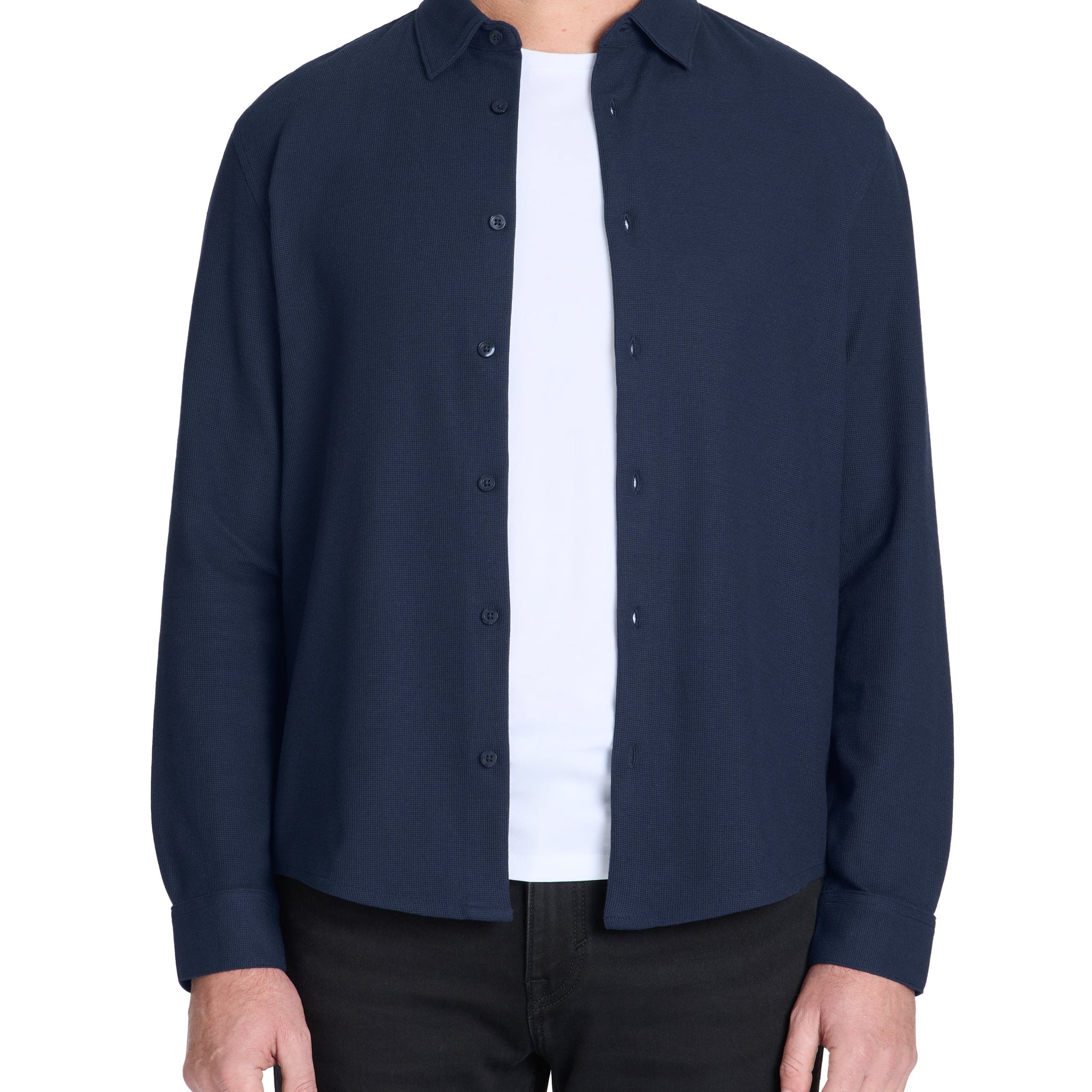 Chemise en maille gaufrÃƒÂ©