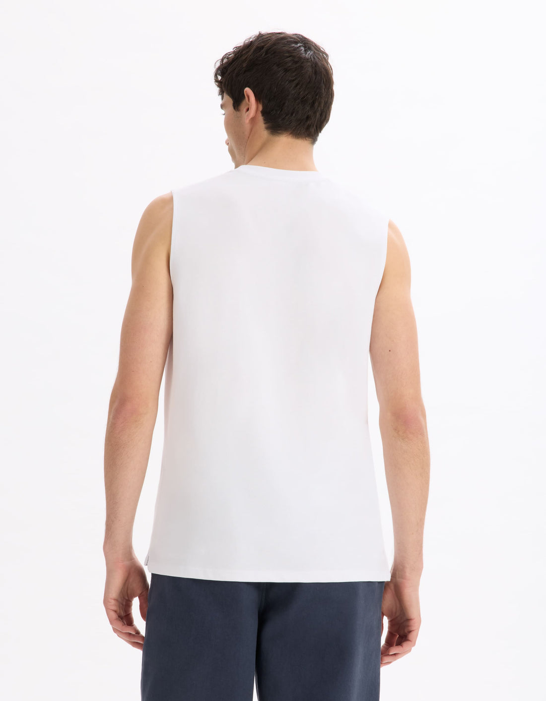 Letanko Optical White Singlet Celio