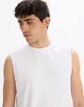 Letanko Optical White Singlet Celio
