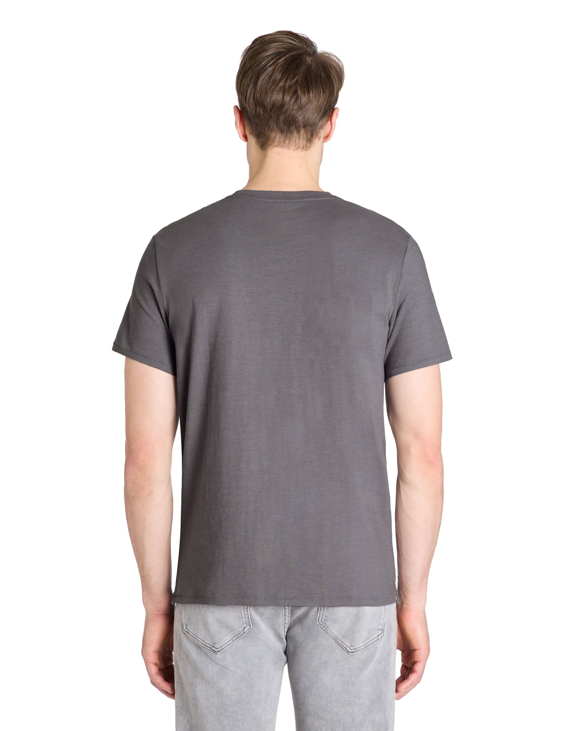 Lefend Grey Blue Short Sleeves Tshirt Celio