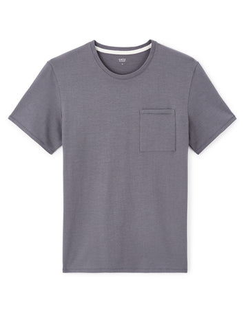 Lefend Grey Blue Short Sleeves Tshirt