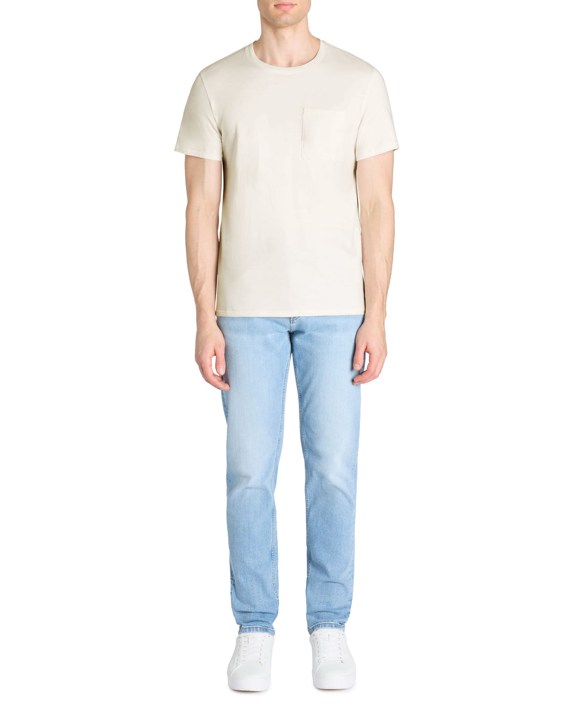 Lefend Off White Short Sleeves Tshirt Celio