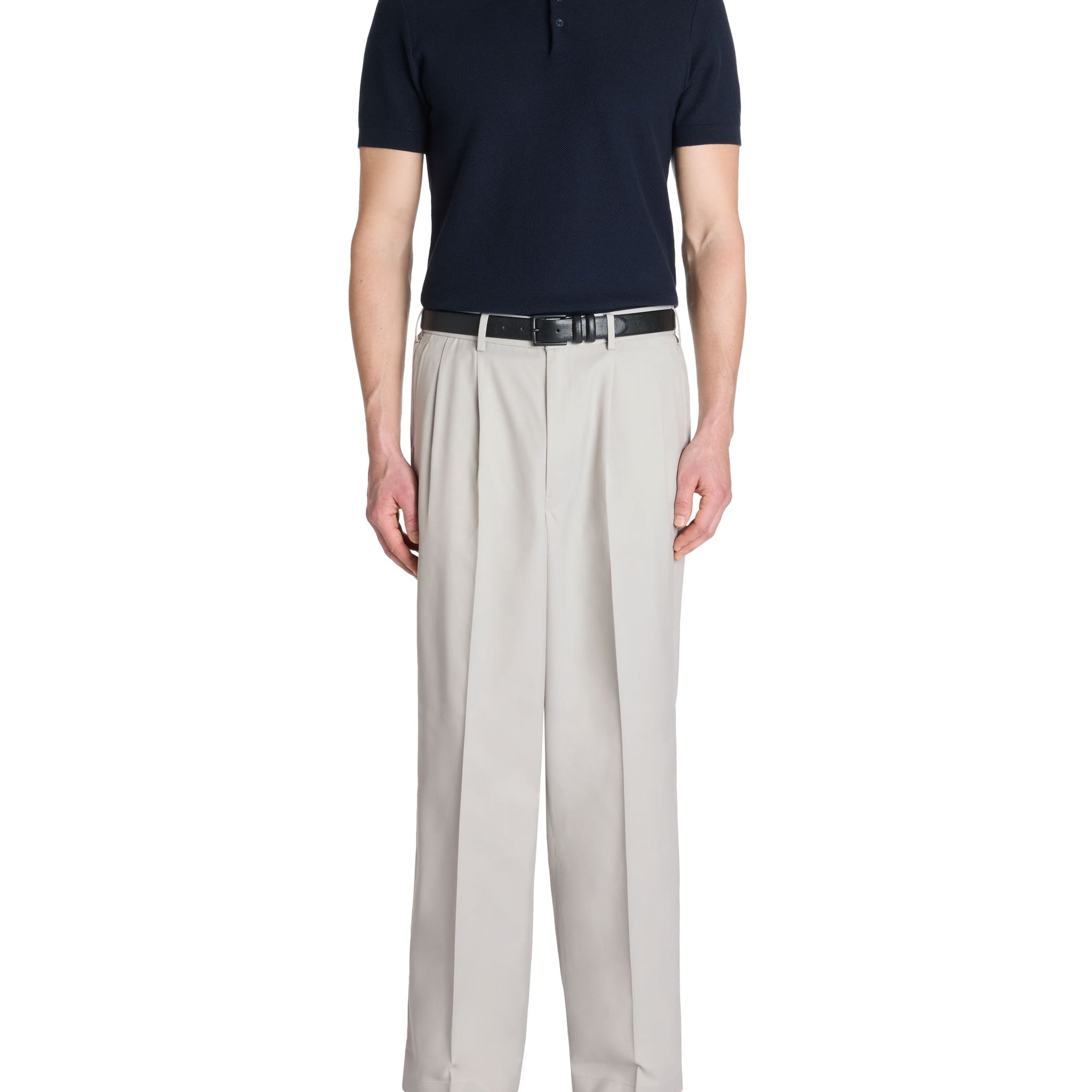 Lecombi Navy Short Sleeves Polo