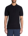Lecombi Black Short Sleeves Polo Celio