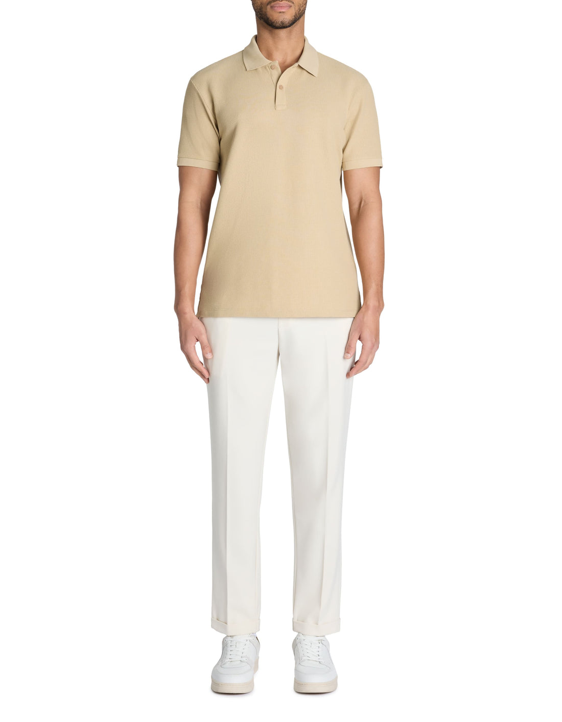 Lemilan Sand Short Sleeves Polo Celio