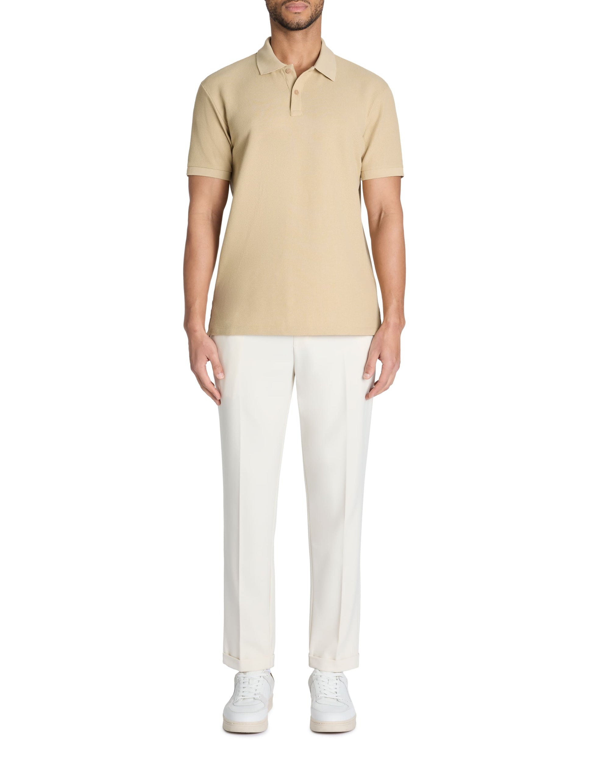 Lemilan Sand Short Sleeves Polo Celio