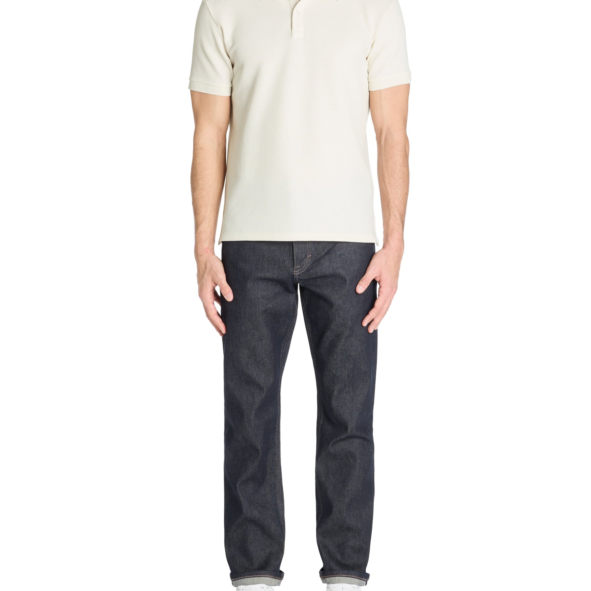 Lemilan Ecru Short Sleeves Polo Celio