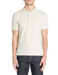 Lemilan Ecru Short Sleeves Polo Celio