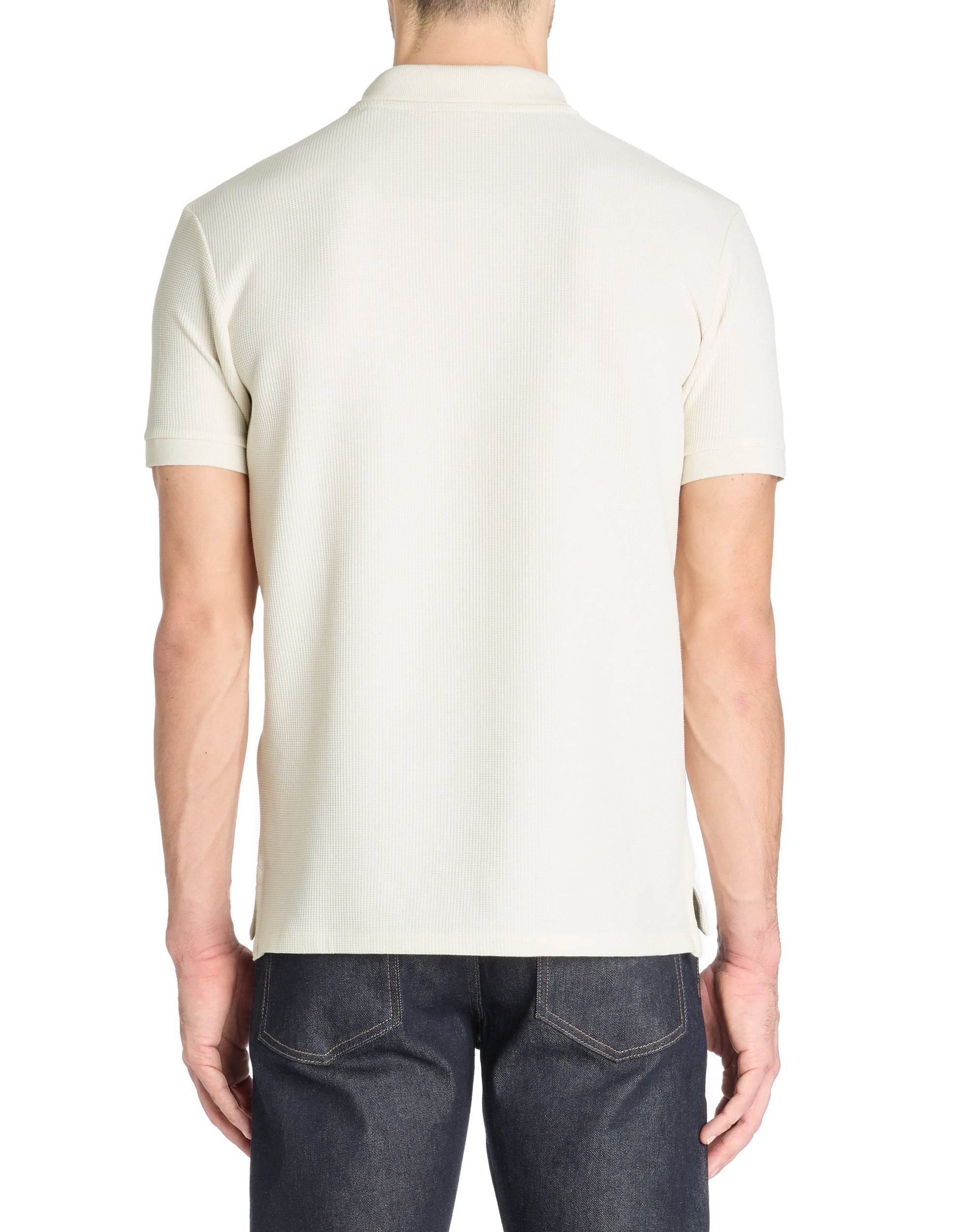 Lemilan Ecru Short Sleeves Polo Celio