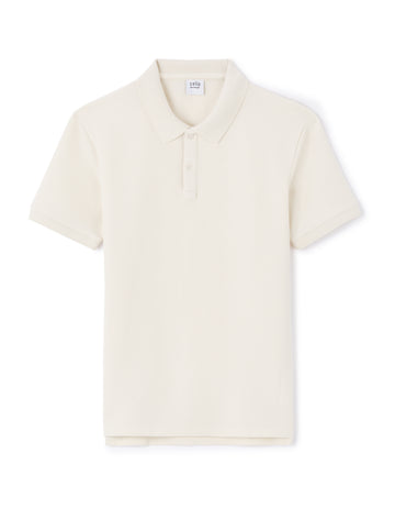 Lemilan Ecru Short Sleeves Polo