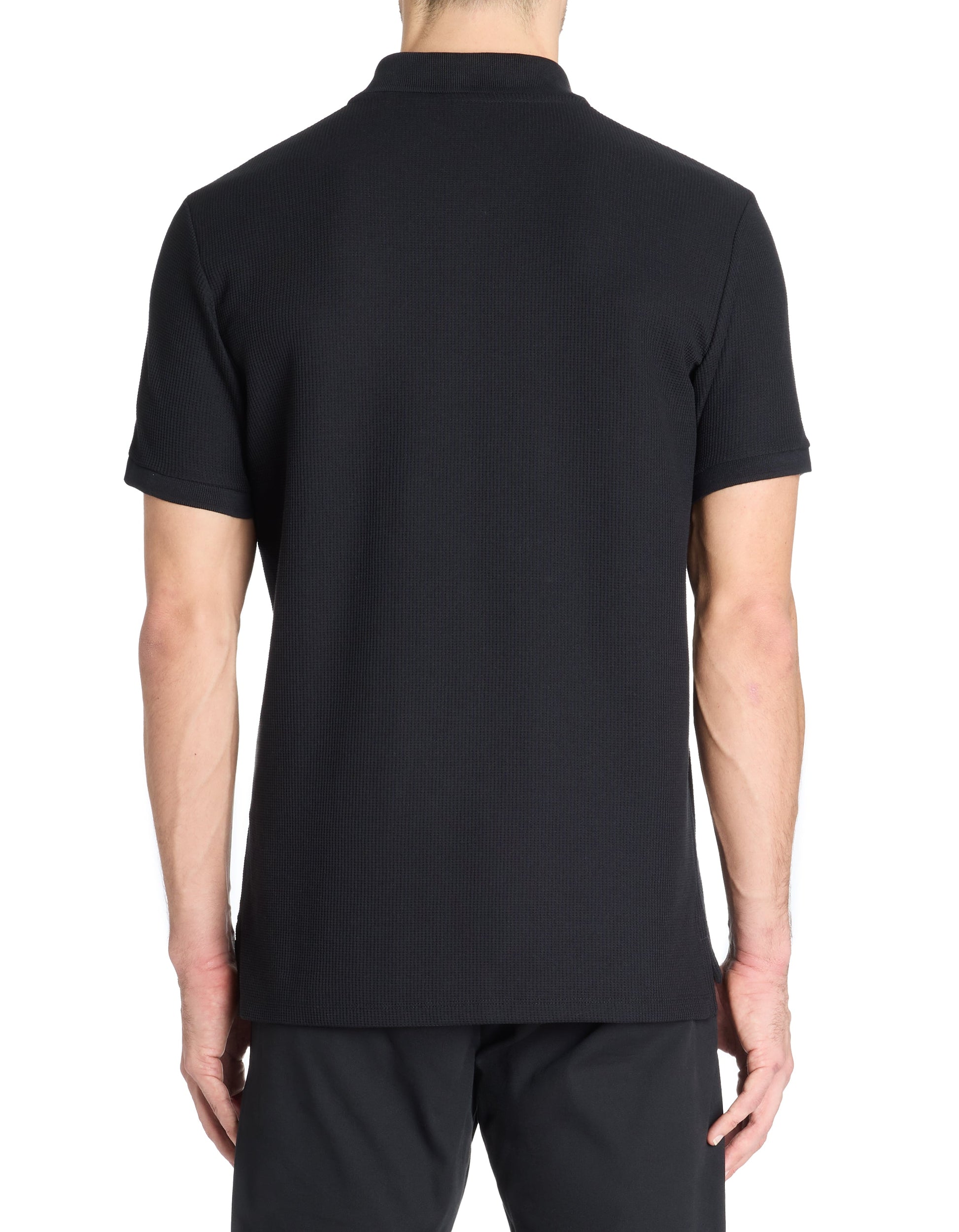 Lemilan Black Short Sleeves Polo Celio