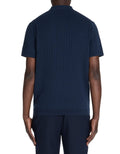 Leribi Navy Short Sleeves Polo Celio