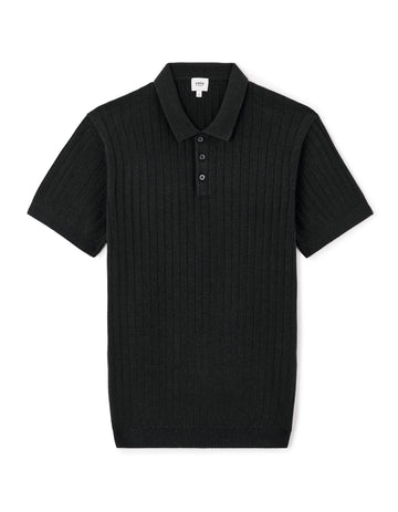 Leribi Black Short Sleeves Polo