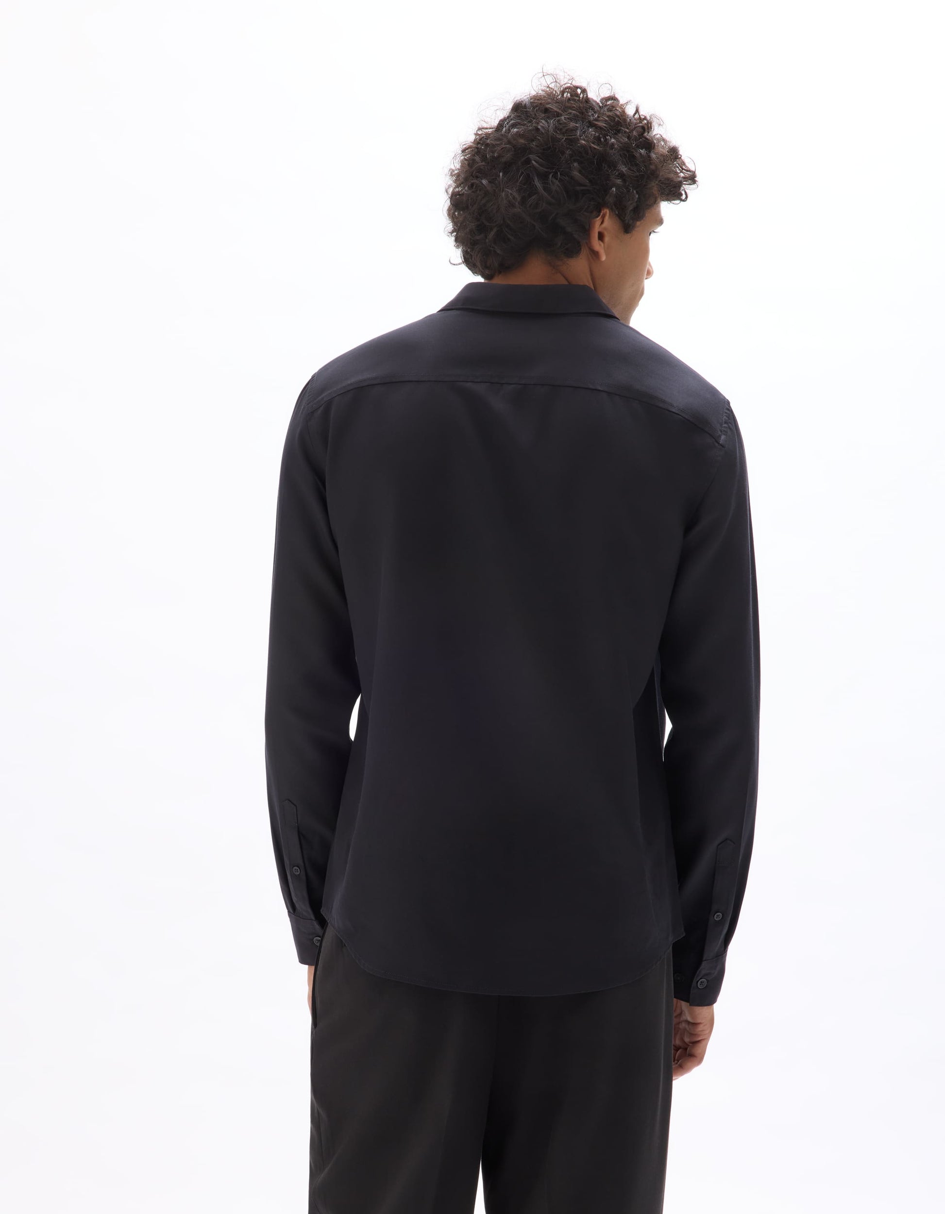 Lalio Black Long Sleeves Shirt Celio