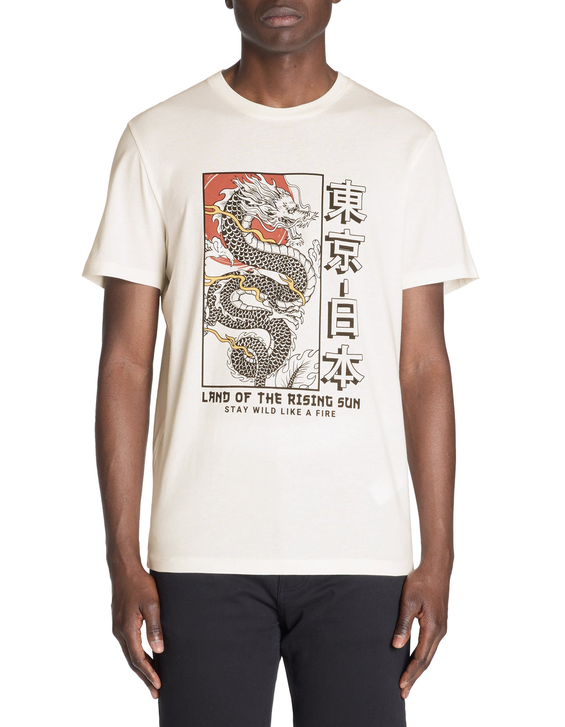 Leasia Off White Short Sleeves Tshirt Celio