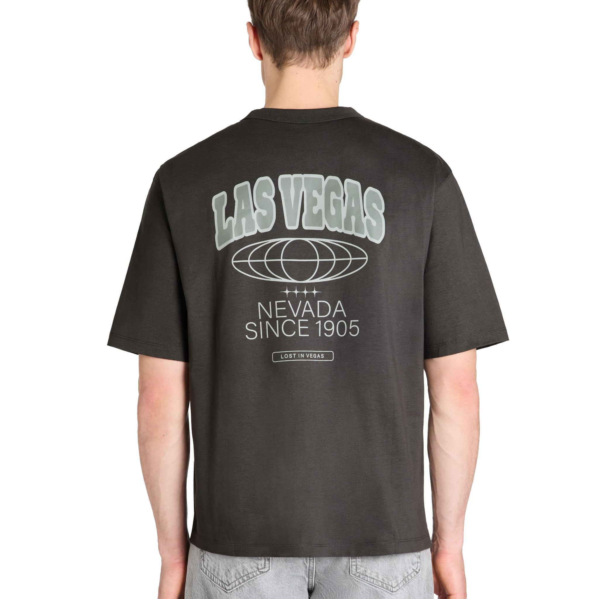 Leworld Faded Black Short Sleeves Tshirt Celio