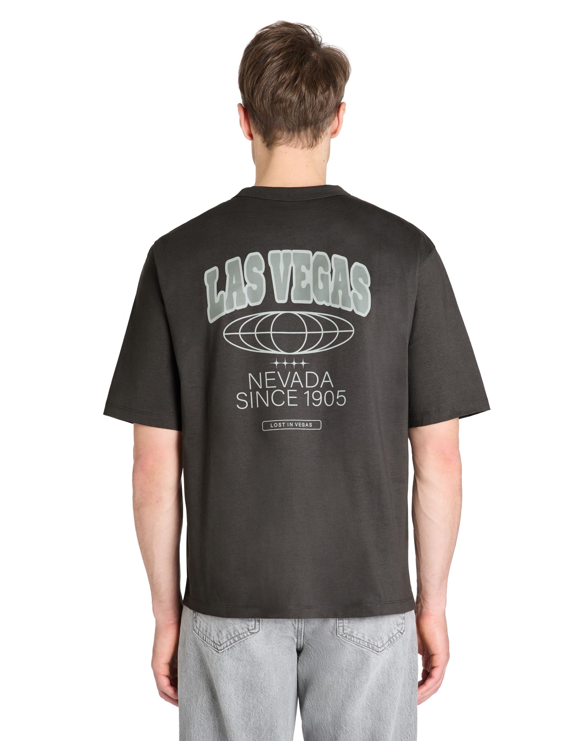 Leworld Faded Black Short Sleeves Tshirt Celio