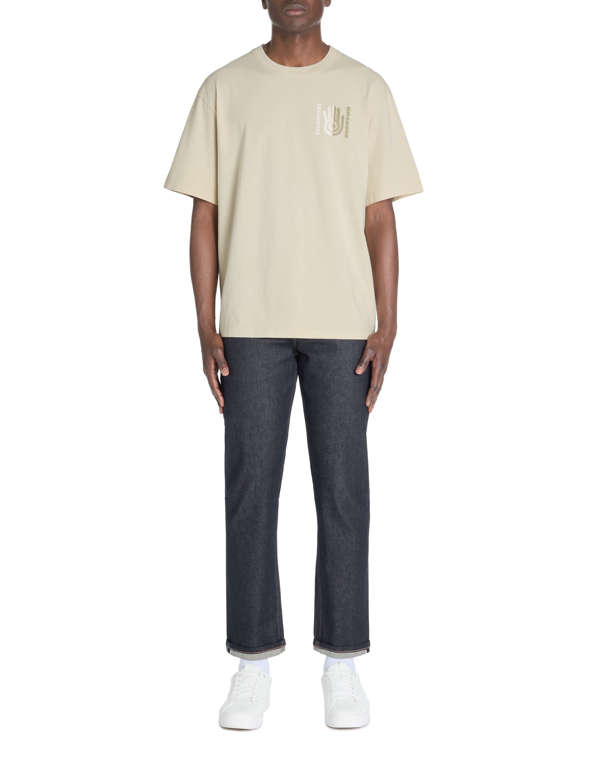 Lemind Beige Short Sleeves Tshirt Celio