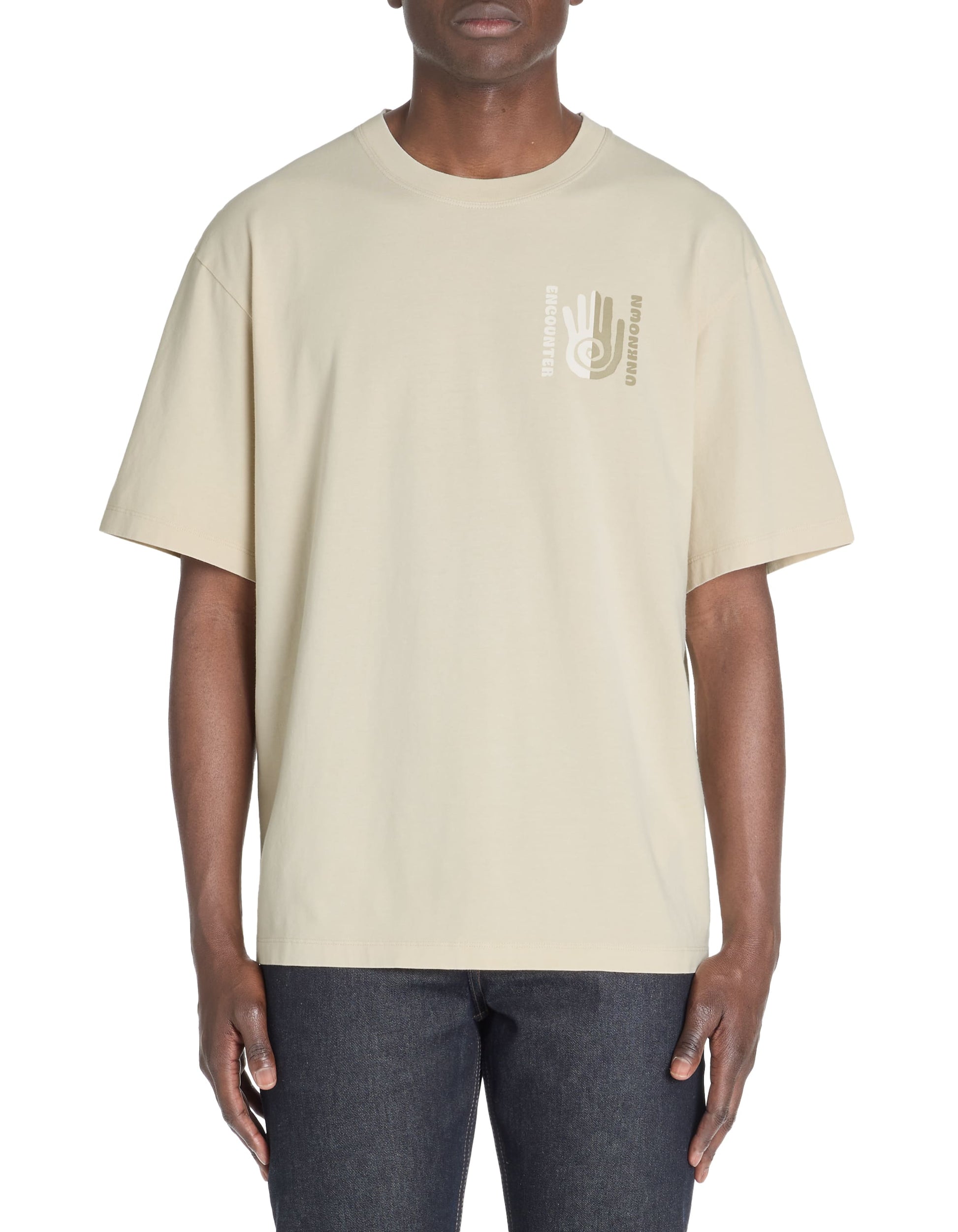 Lemind Beige Short Sleeves Tshirt Celio