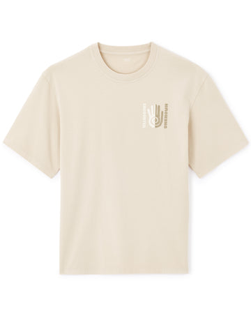 Lemind Beige Short Sleeves Tshirt
