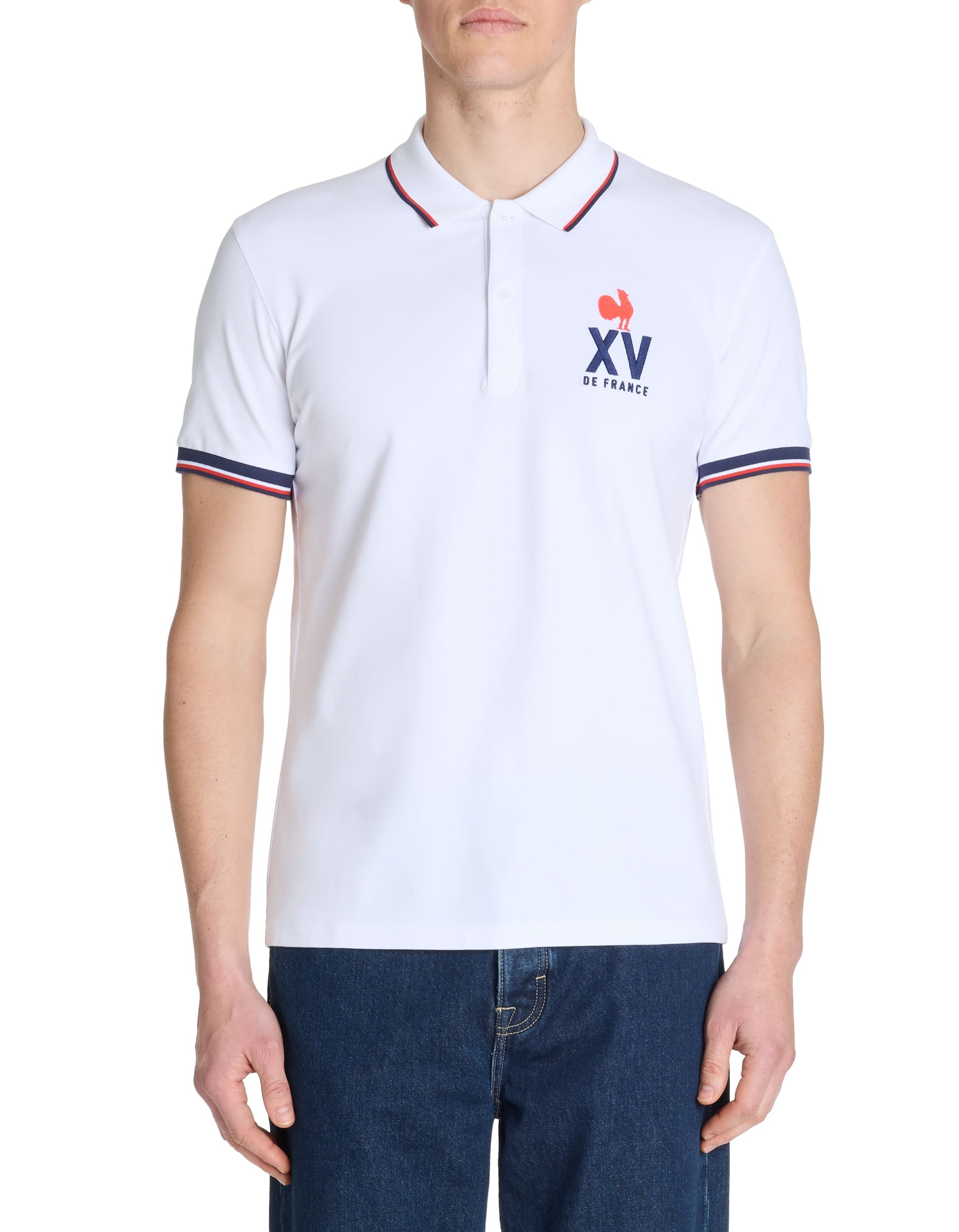 Lleffrpo1 Optical White Polo Celio