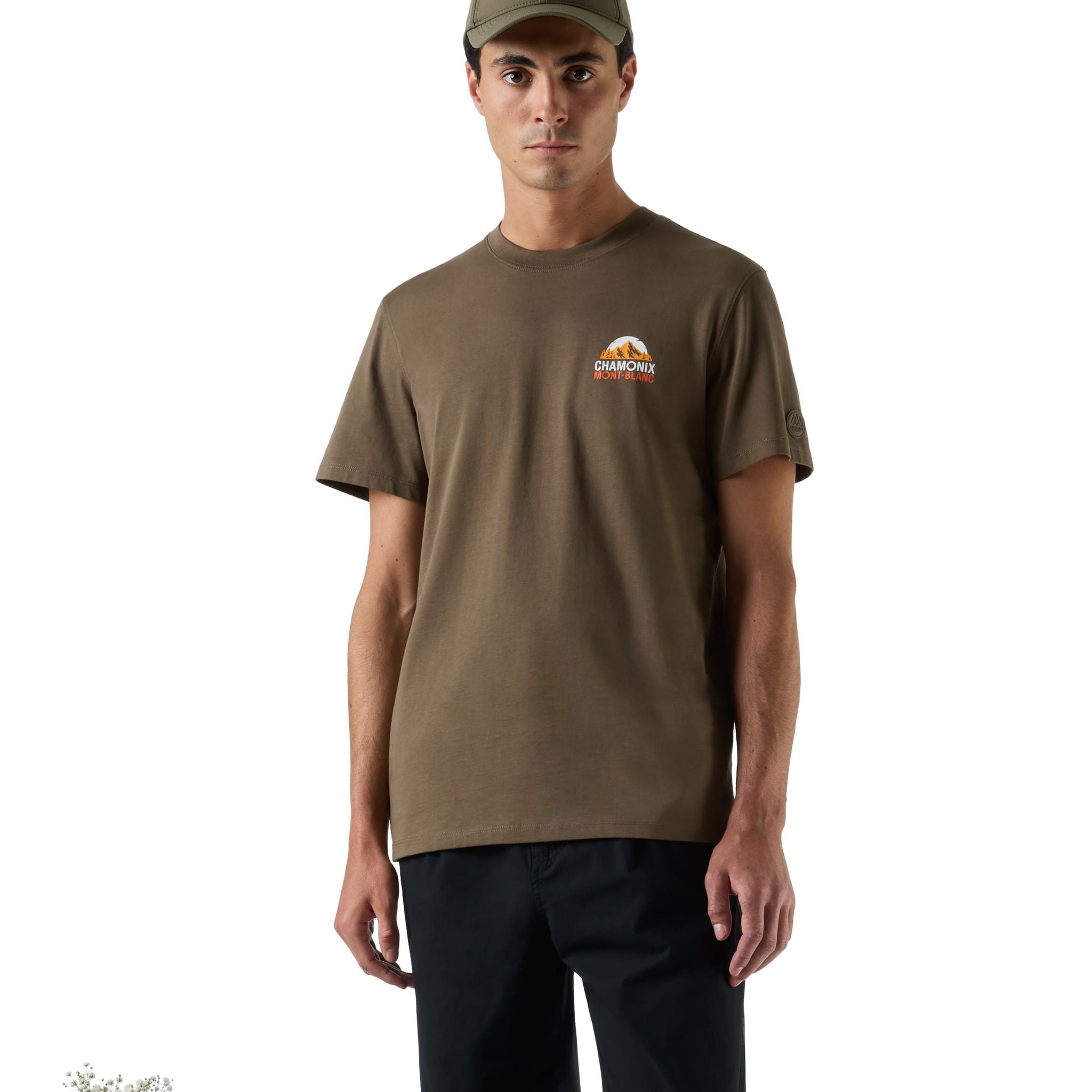 Llecham3 Kaki Grey Tee Shirt Celio