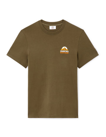 Llecham3 Kaki Grey Tee Shirt