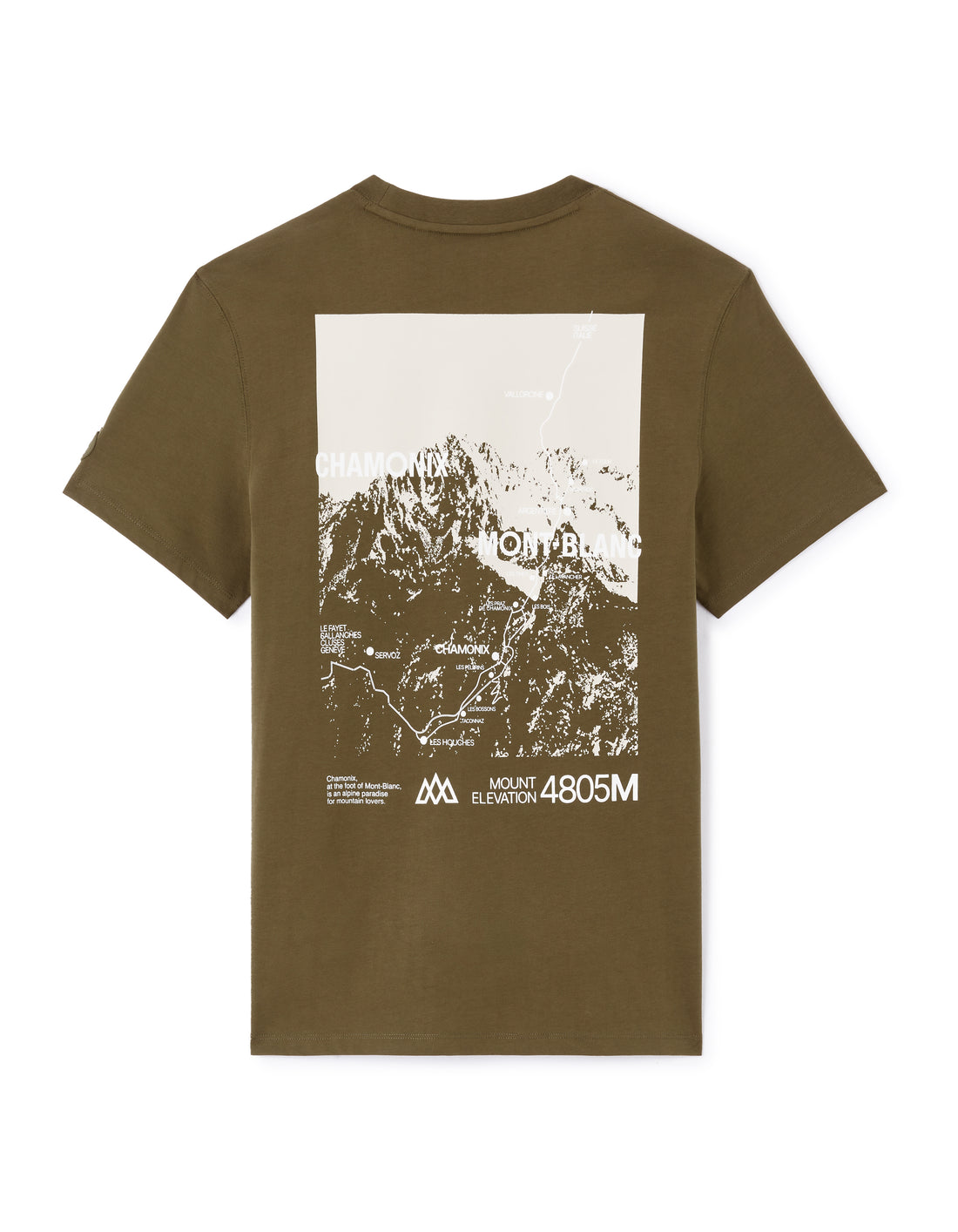 Llecham3 Kaki Grey Tee Shirt