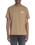 Lemystic Ray Taupe Short Sleeves Tshirt Celio