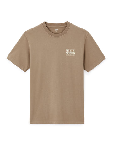 Lemystic Ray Taupe Short Sleeves Tshirt