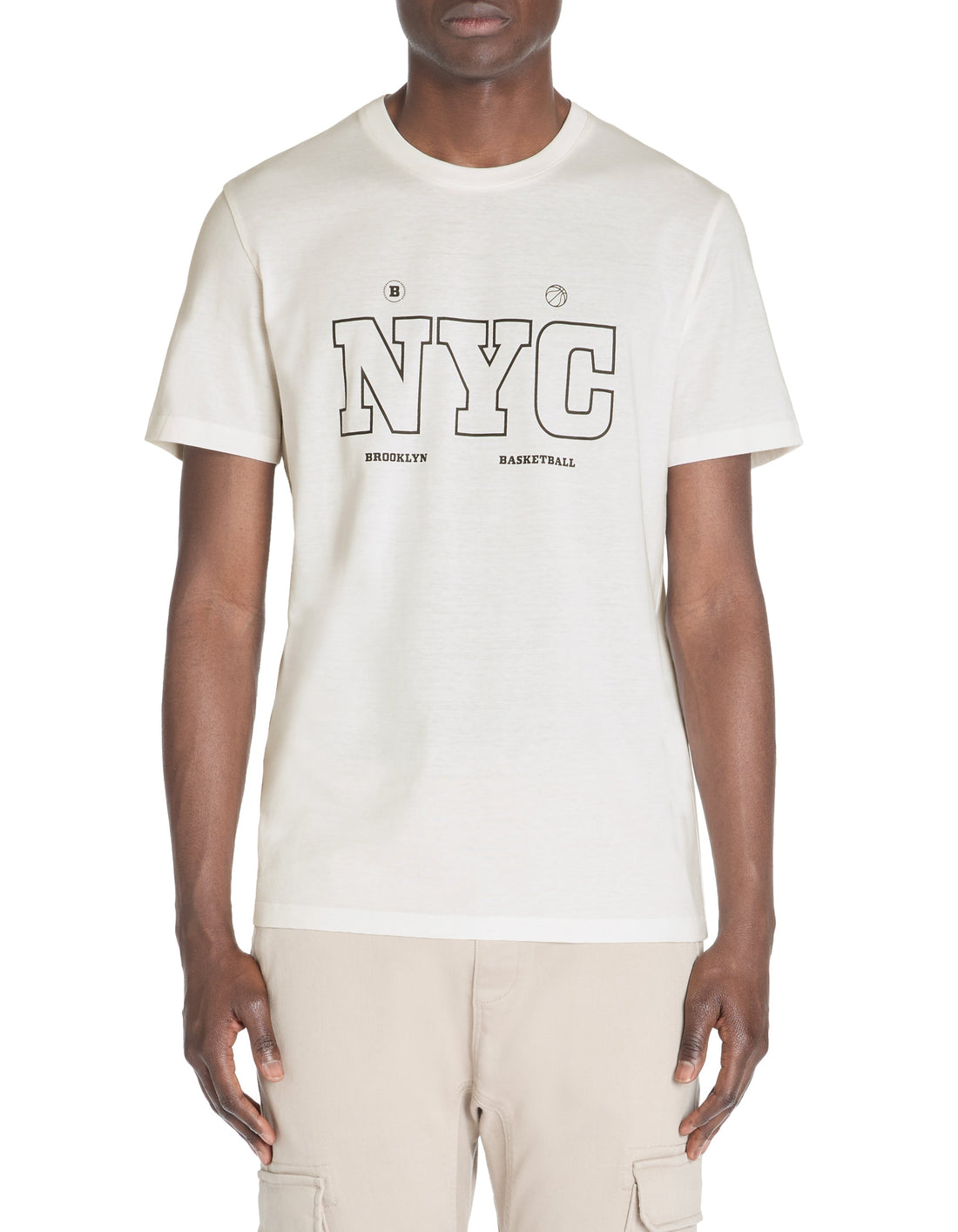 Lepalmo White Short Sleeves Tshirt Celio