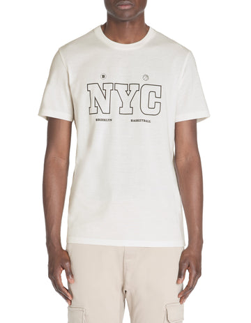 Lepalmo White Short Sleeves Tshirt Celio