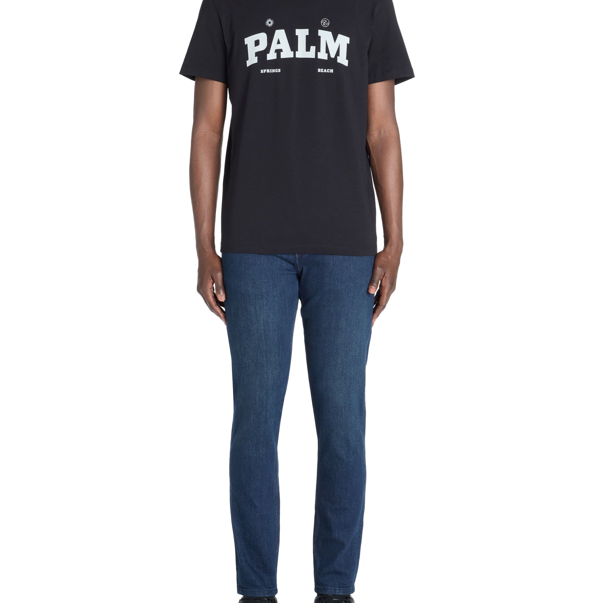 Lepalmo Black Short Sleeves Tshirt Celio