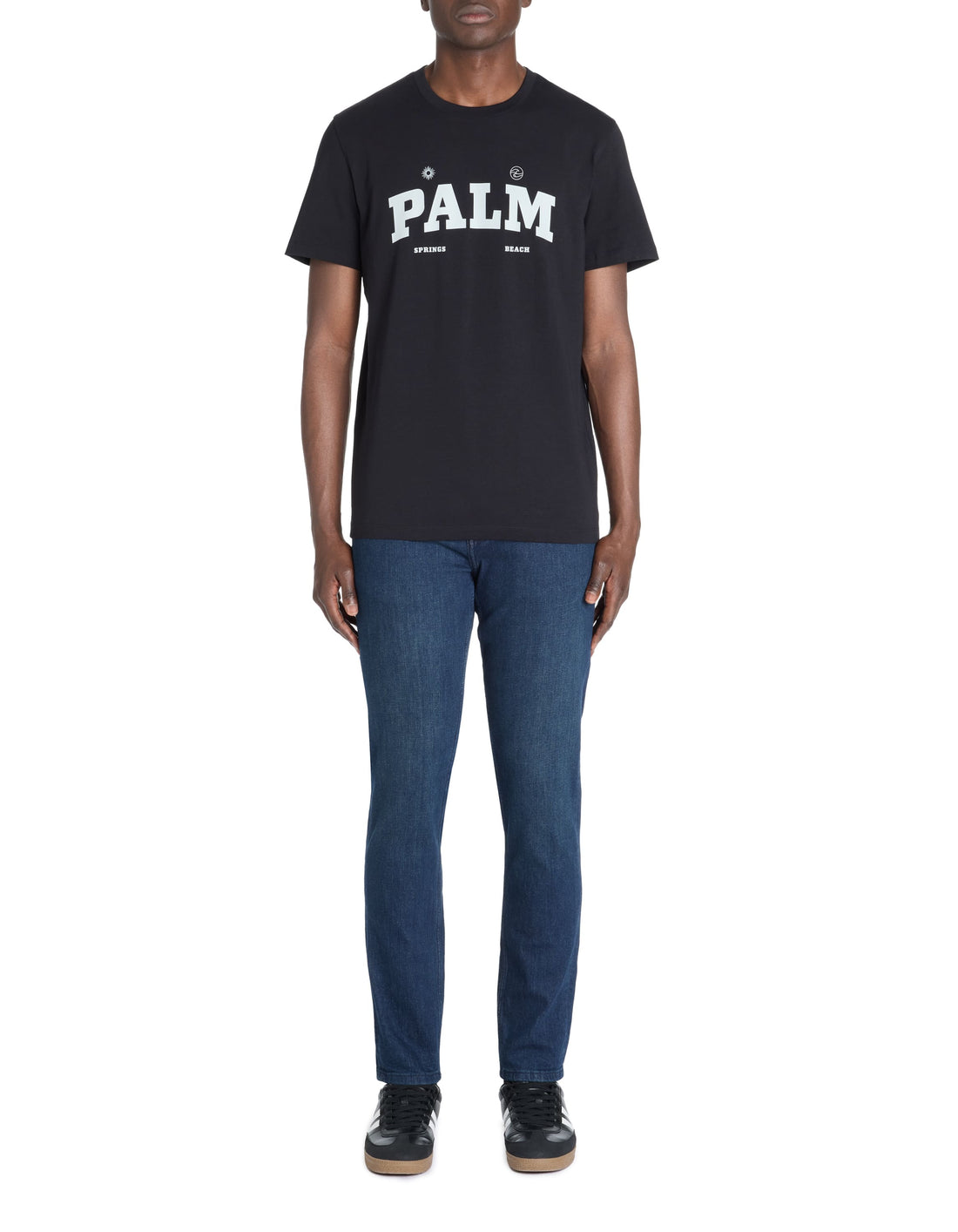 Lepalmo Black Short Sleeves Tshirt Celio
