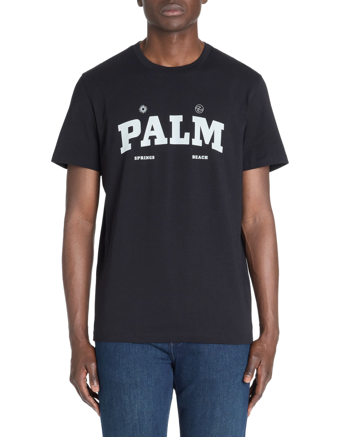Lepalmo Black Short Sleeves Tshirt Celio