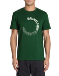 Lerayof Green British Short Sleeves Tshirt Celio
