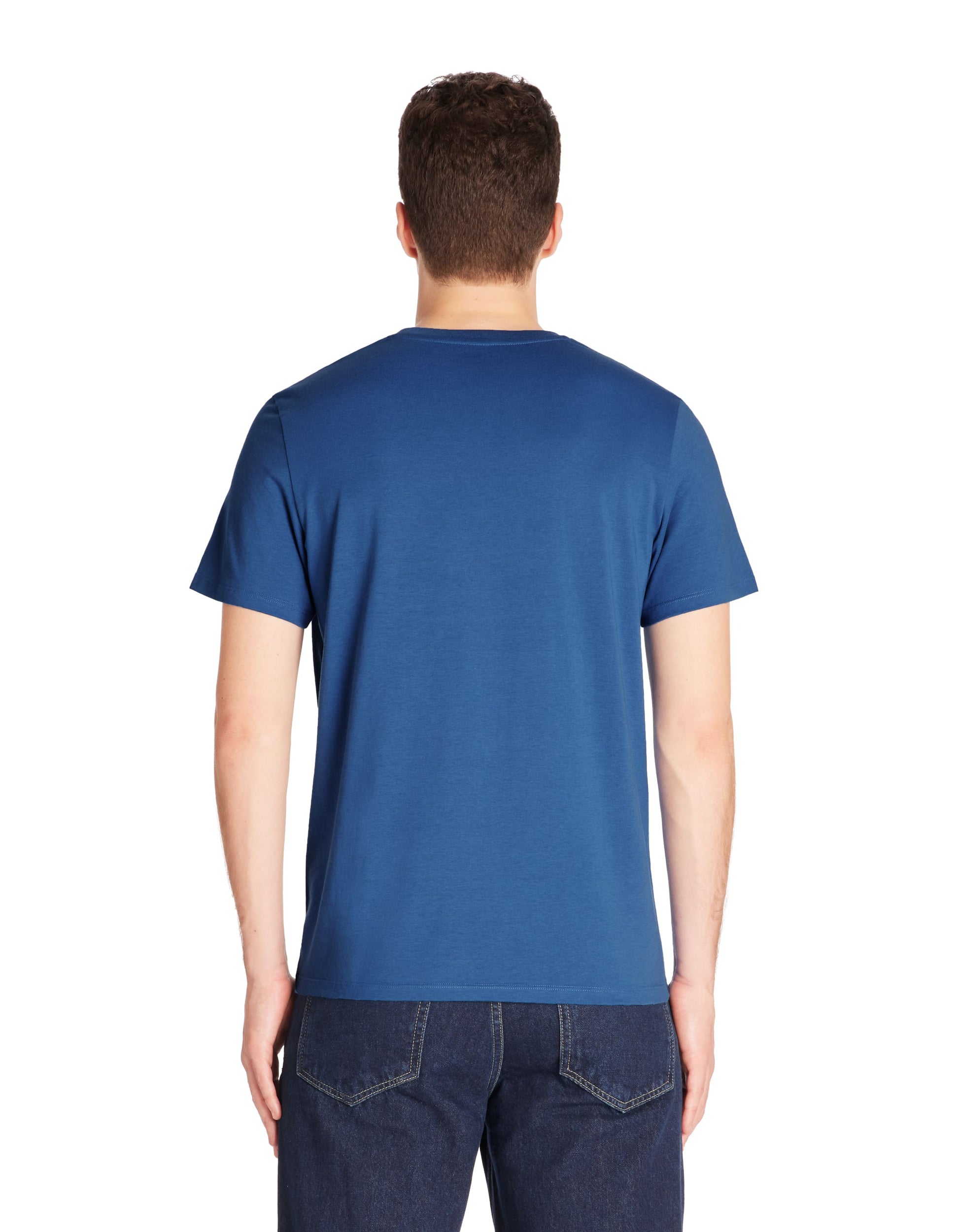Lerayof Blue Short Sleeves Tshirt Celio