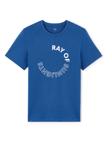 Lerayof Blue Short Sleeves Tshirt